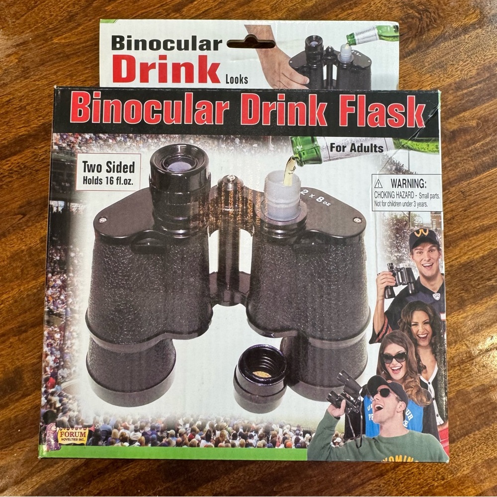Binocular Drink Flask - New in original packaging